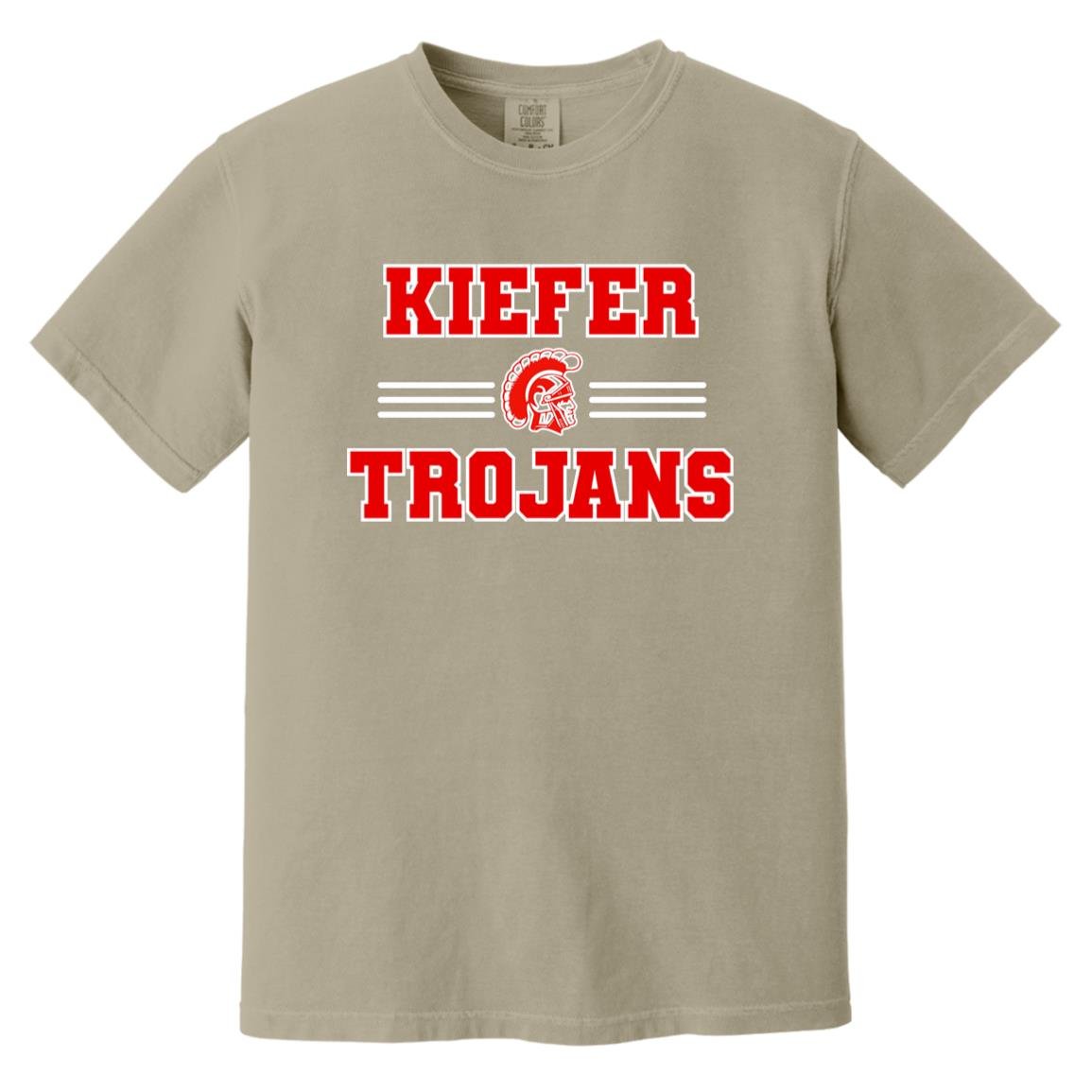 KIEFER TROJANS ADULT GARMENT WASHED TEE - The Club