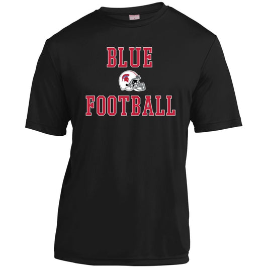 BIXBY BLUE FOOTBALL YOUTH PERFORMANCE TEE - The Club