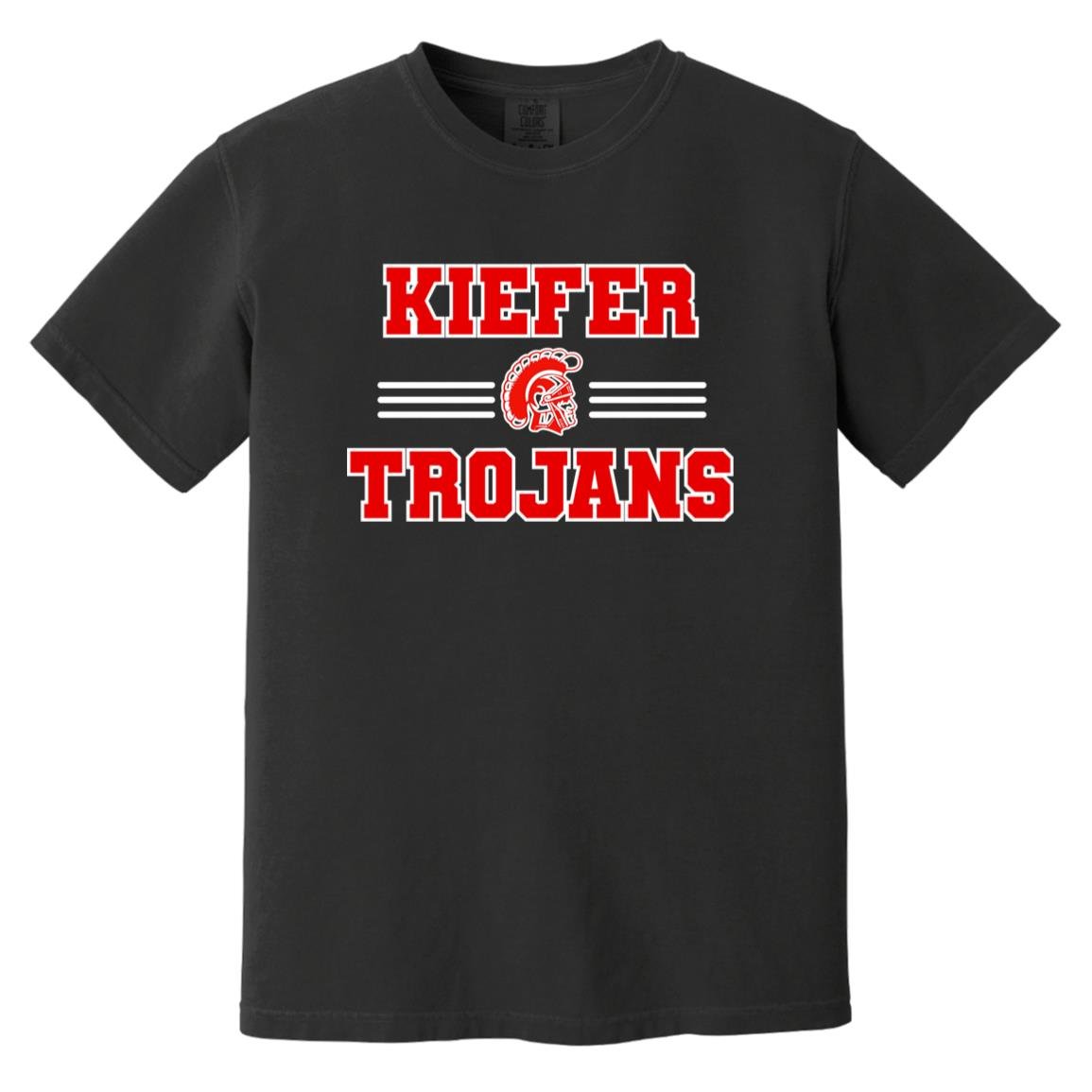 KIEFER TROJANS ADULT GARMENT WASHED TEE - The Club