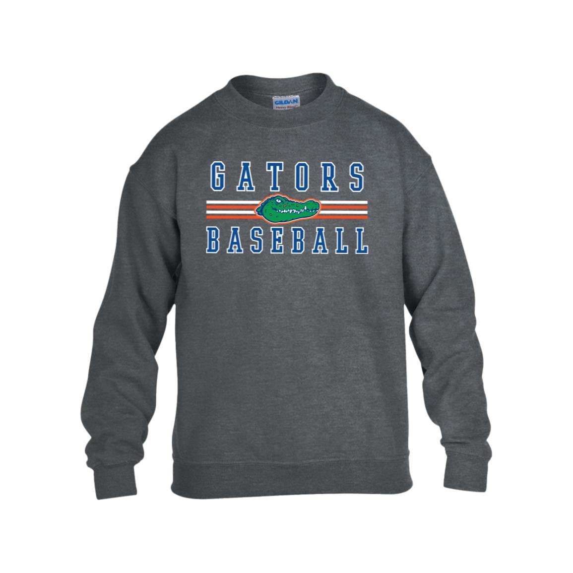 GATB009 - GATORS BASEBALL YOUTH CREWNECK SWEATSHIRT - The Club