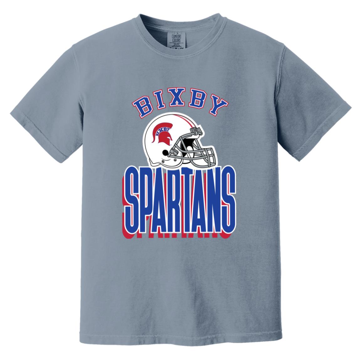 BIXBY SPARTANS ADULT GARMENT WASHED TEE - The Club