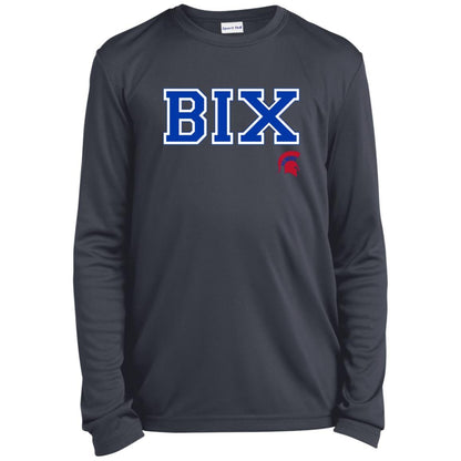 BIXBY SPARTANS YOUTH LONG SLEEVE PERFORMANCE TEE - The Club
