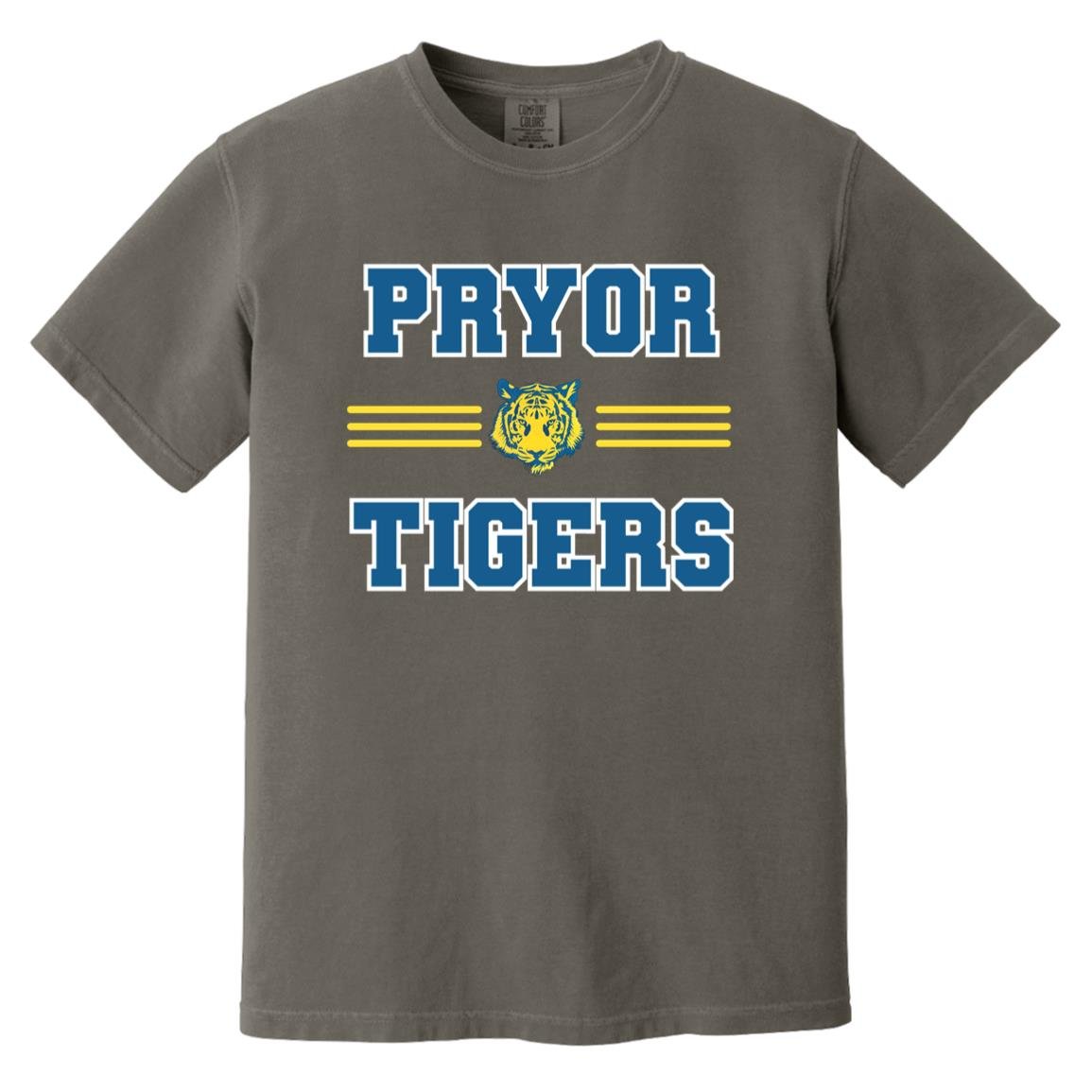 PRYOR TIGERS ADULT GARMENT WASHED TEE - The Club