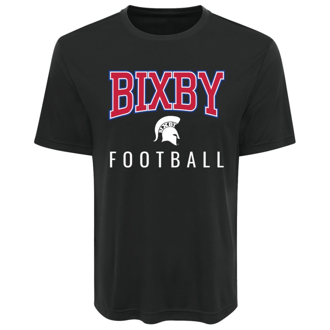 BIXBY SPARTANS FOOTBALL ADULT PERFORMANCE TEE - The Club