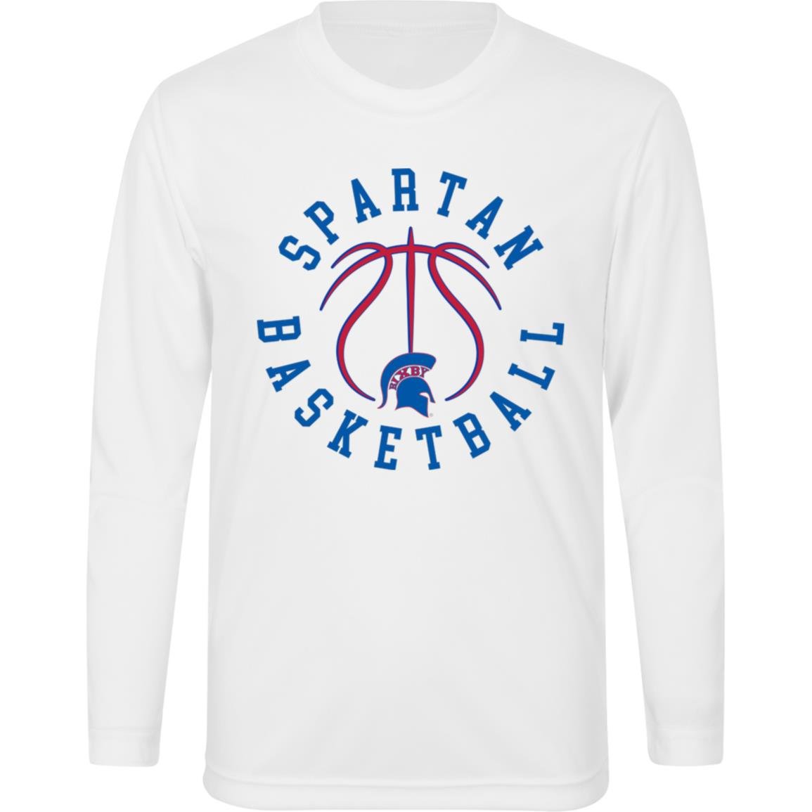 Spartan Basketball Ballin Out Youth Performance Long Sleeve Tee - The Club