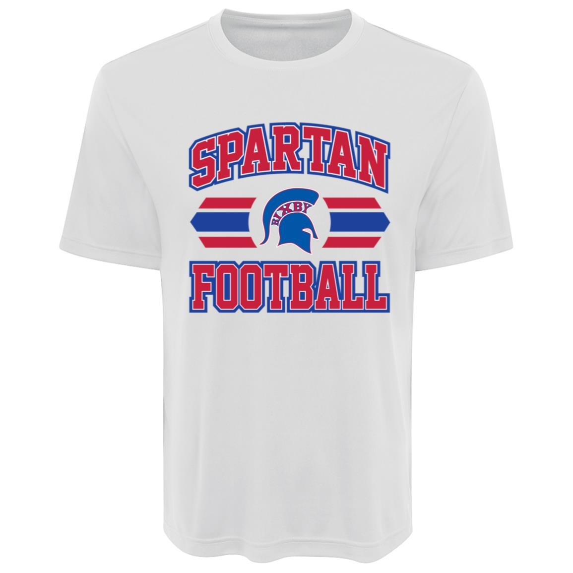 BIXBY SPARTANS FOOTBALL ADULT PERFORMANCE TEE - The Club