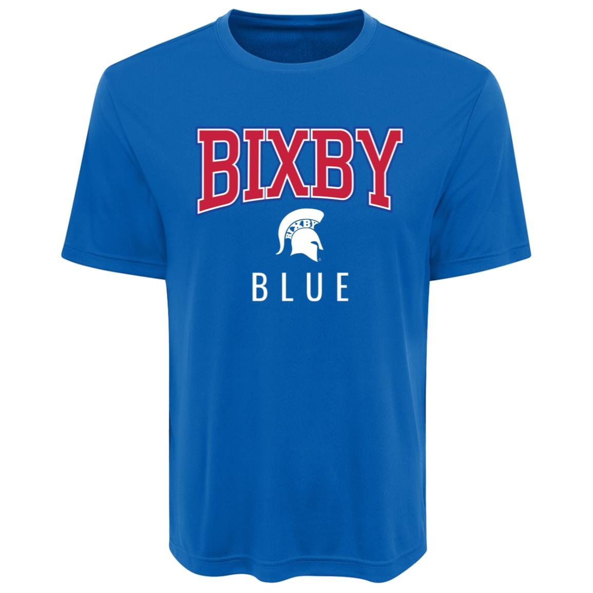 BIXBY BLUE FOOTBALL ADULT PERFORMANCE TEE - The Club