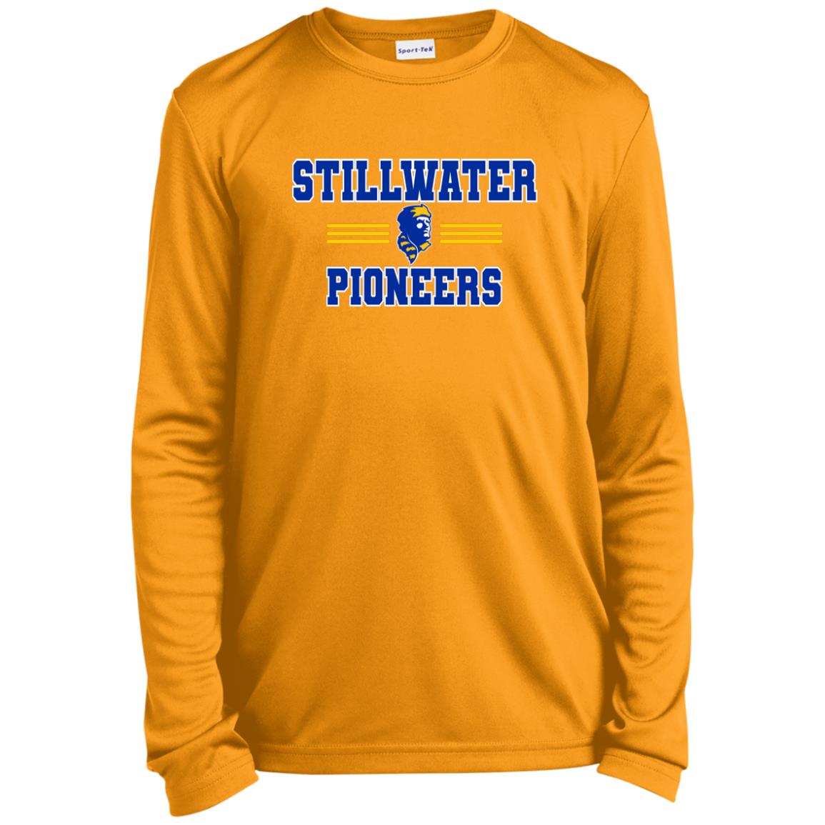 STILLWATER PIONEERS YOUTH LONG SLEEVE PERFORMANCE TEE - The Club