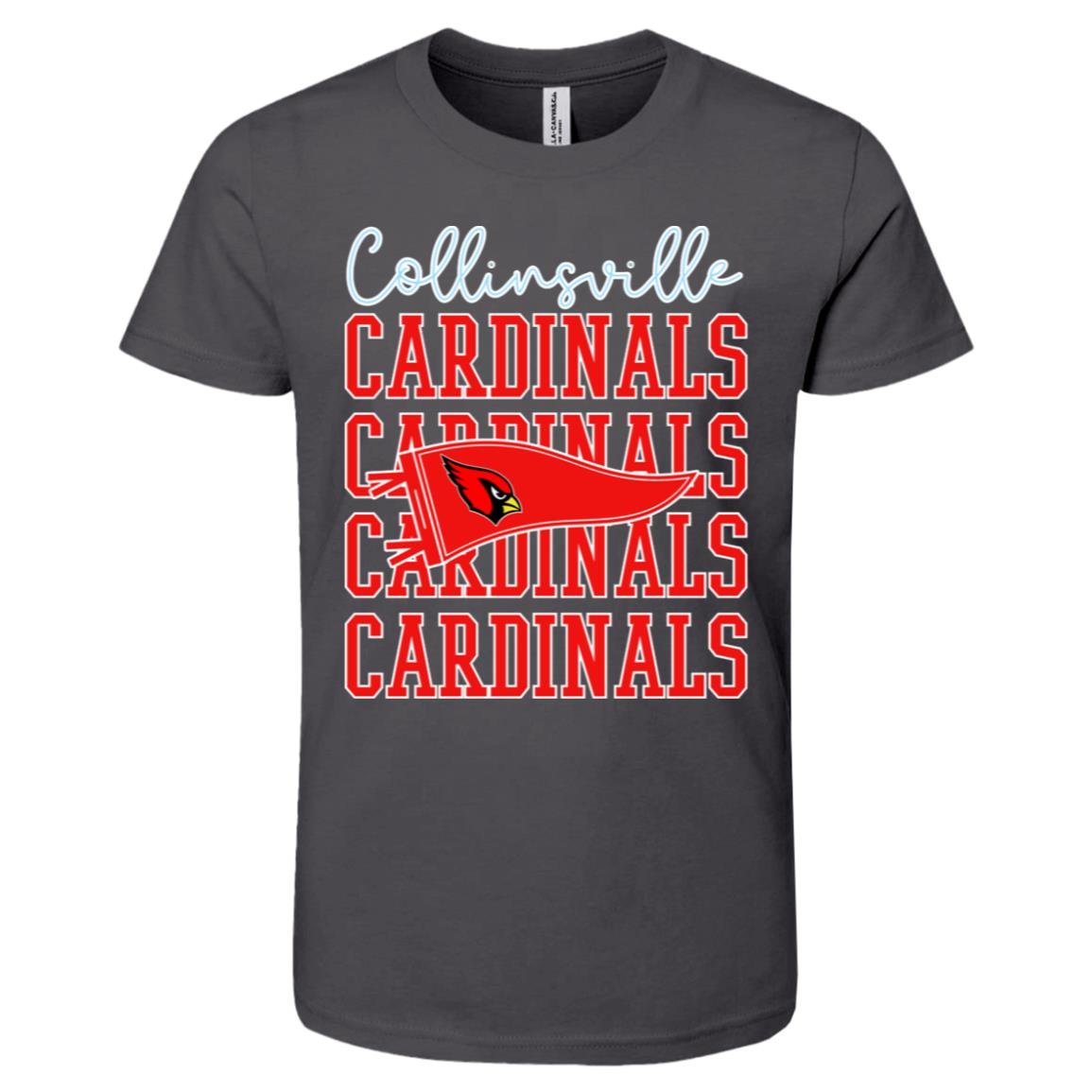 COLLINSVILLE CARDINALS CLASSIC YOUTH TEE - The Club
