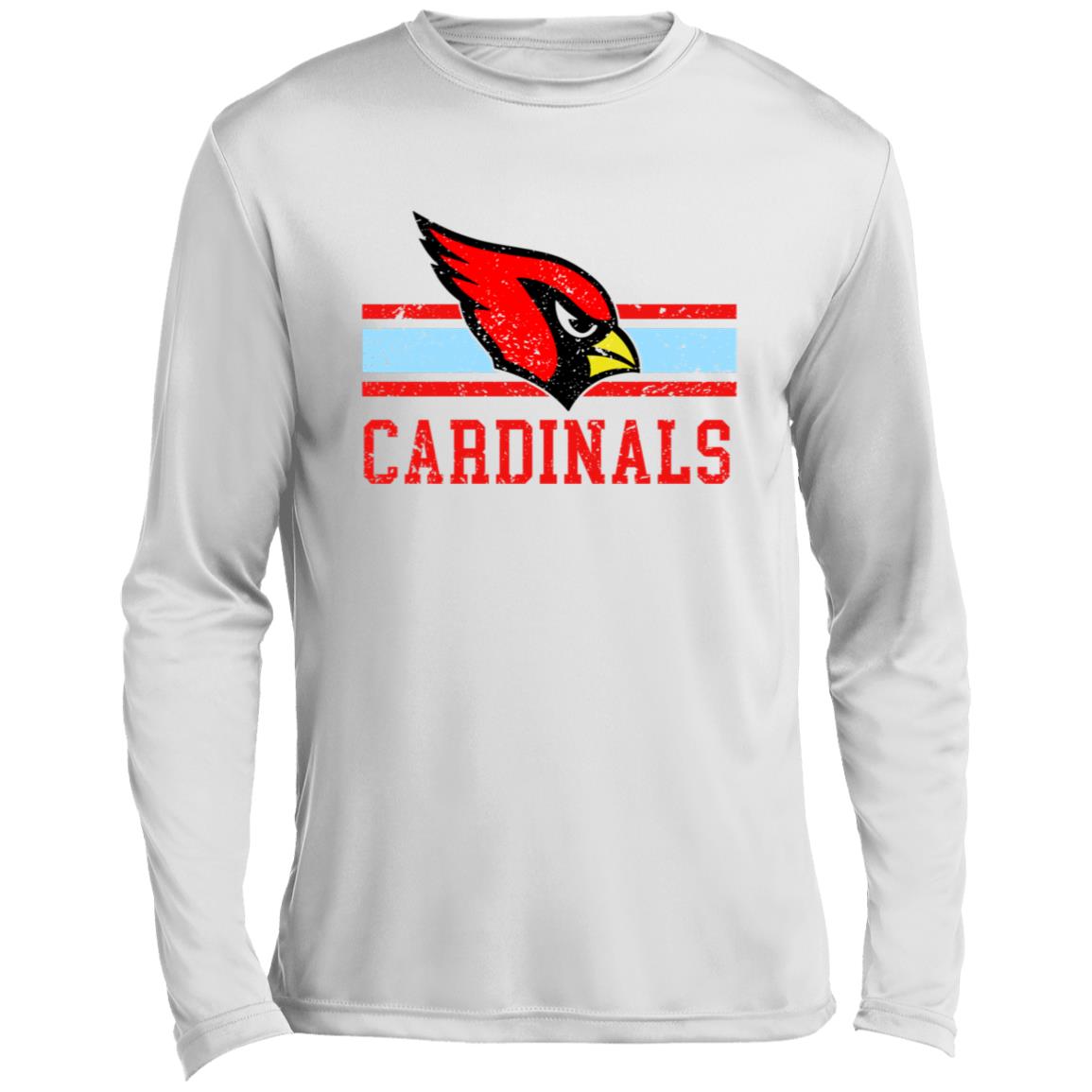 COLLINSVILLE CARDINALS ADULT LONG SLEEVE PERFORMANCE TEE - The Club