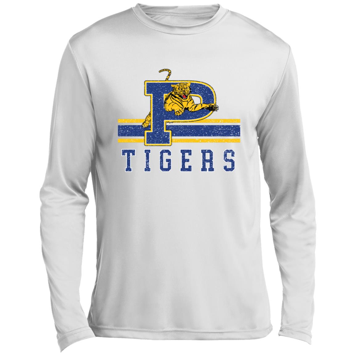 PRYOR TIGERS ADULT LONG SLEEVE PERFORMANCE TEE - The Club
