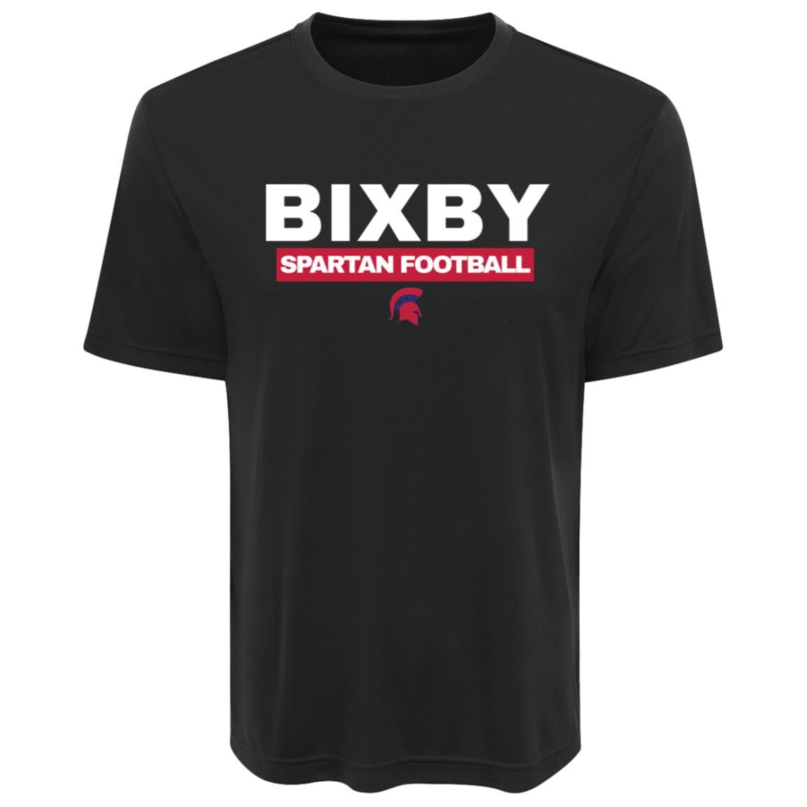 BIXBY SPARTANS FOOTBALL ADULT PERFORMANCE TEE - The Club