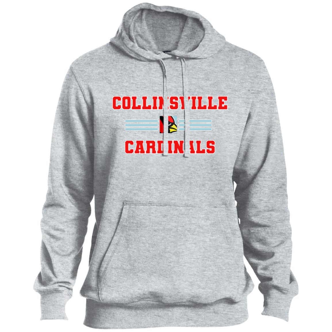 COLLINSVILLE CARDINALS ADULT HOODED PULLOVER - The Club