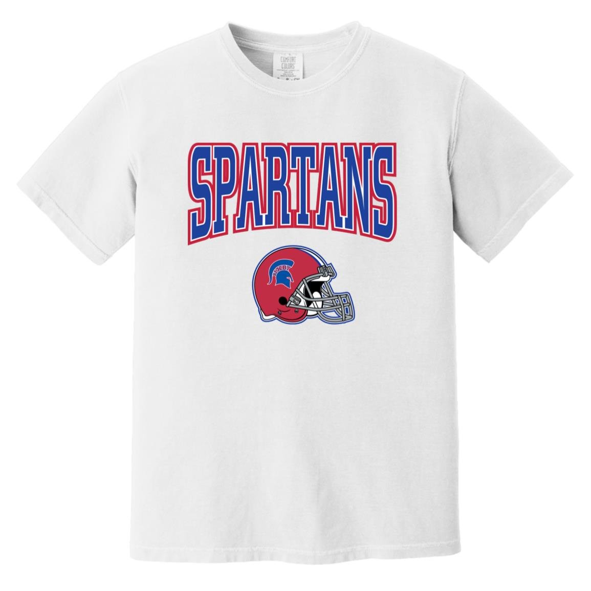 BIXBY SPARTANS ADULT GARMENT WASHED TEE - The Club