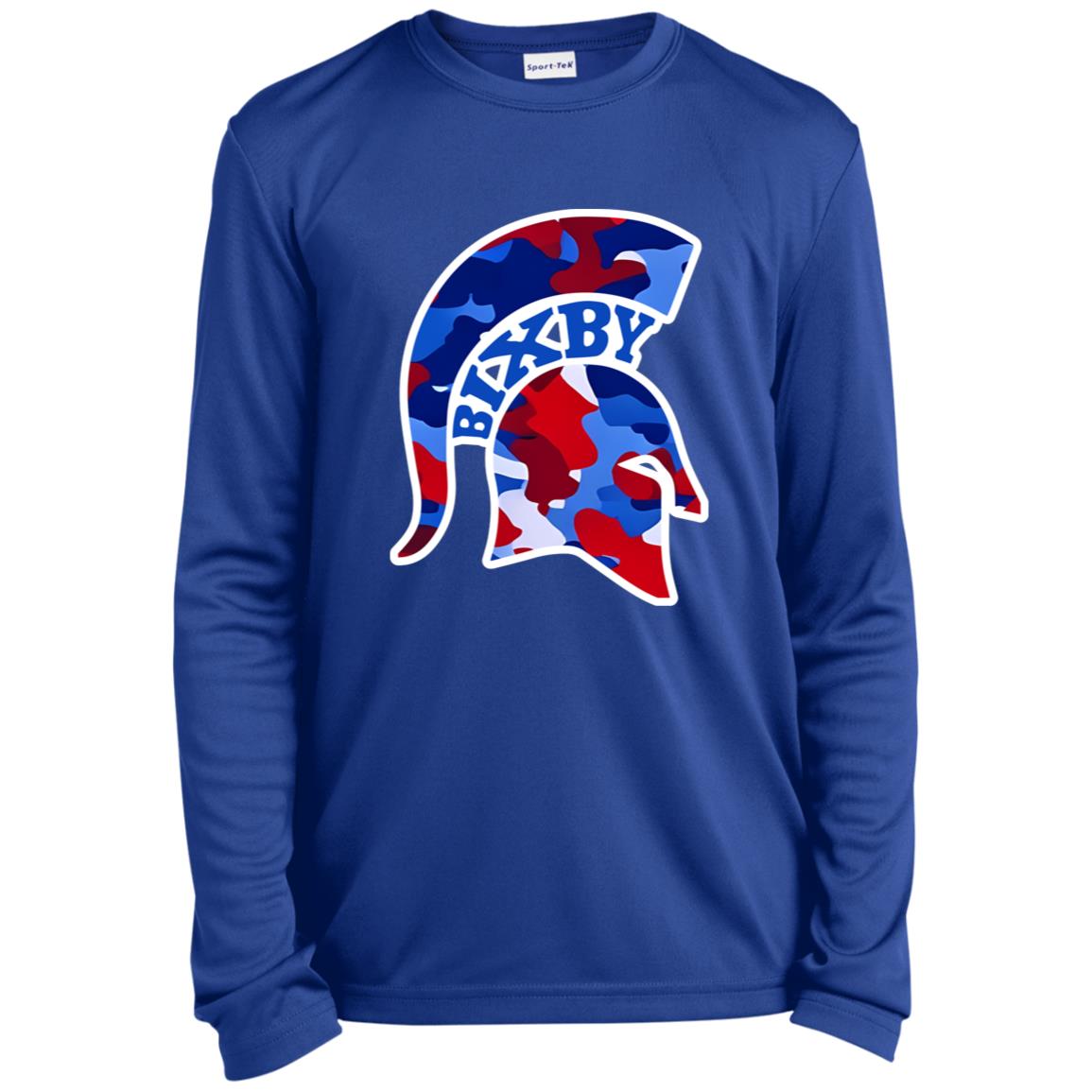 BIXBY SPARTANS YOUTH LONG SLEEVE PERFORMANCE TEE - The Club