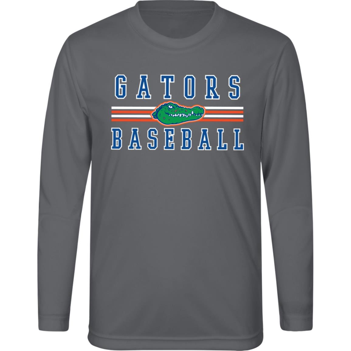 GATB009 - GATORS BASEBALL YOUTH PERFORMANCE LONG SLEEVE TEE - The Club