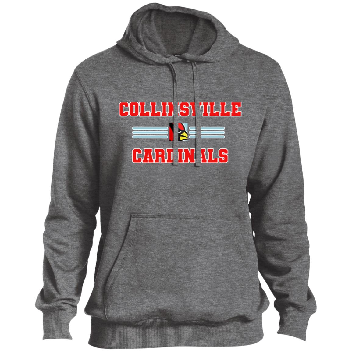 COLLINSVILLE CARDINALS ADULT HOODED PULLOVER - The Club