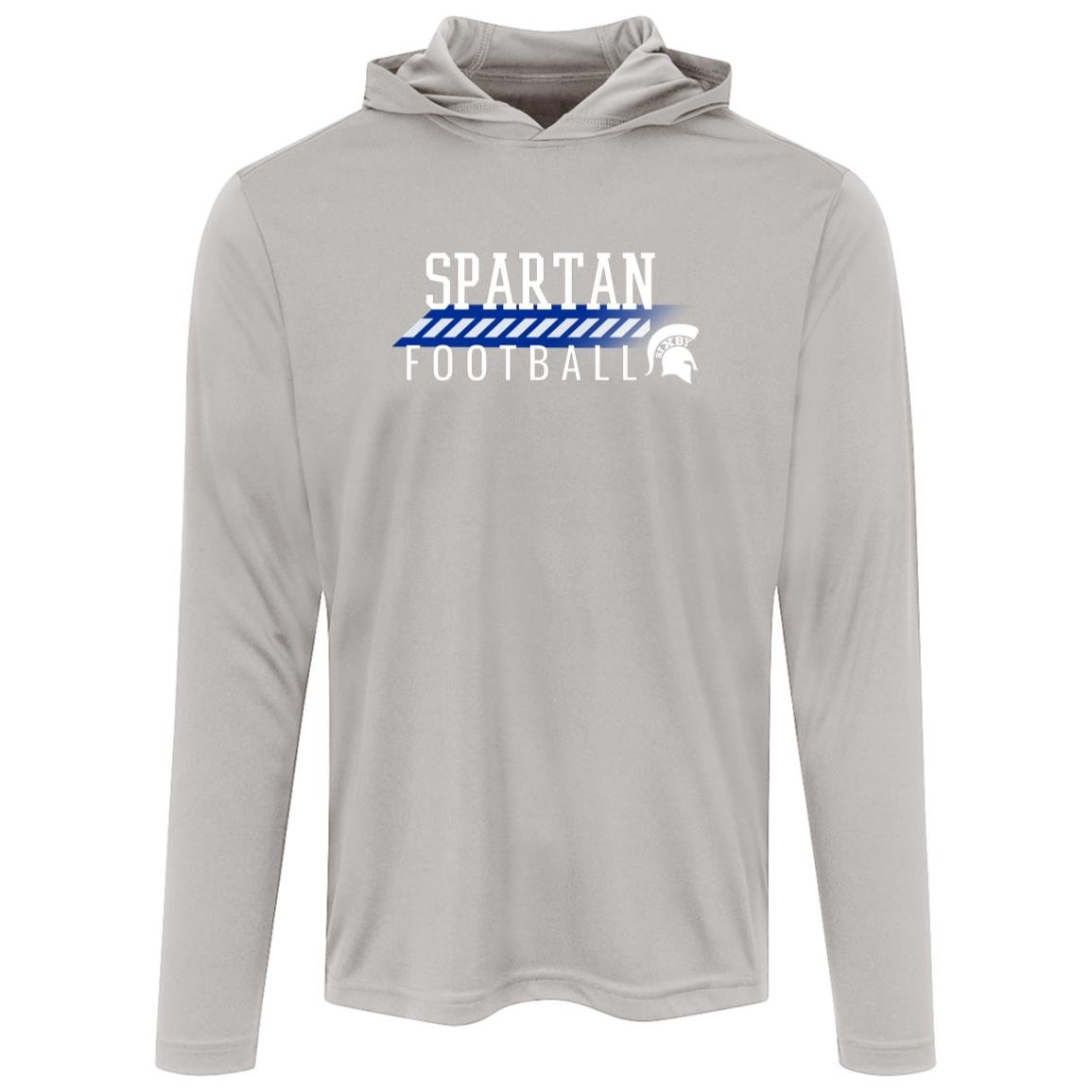 BIXBY SPARTANS FOOTBALL ADULT HOODED PERFORMANCE TEE - The Club