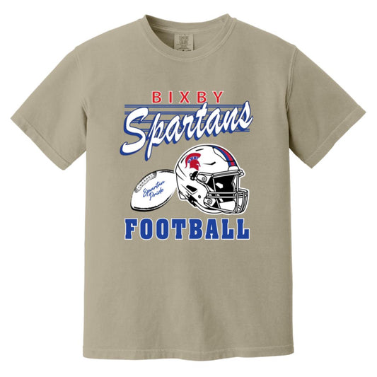 BIXBY SPARTANS ADULT GARMENT WASHED TEE - The Club