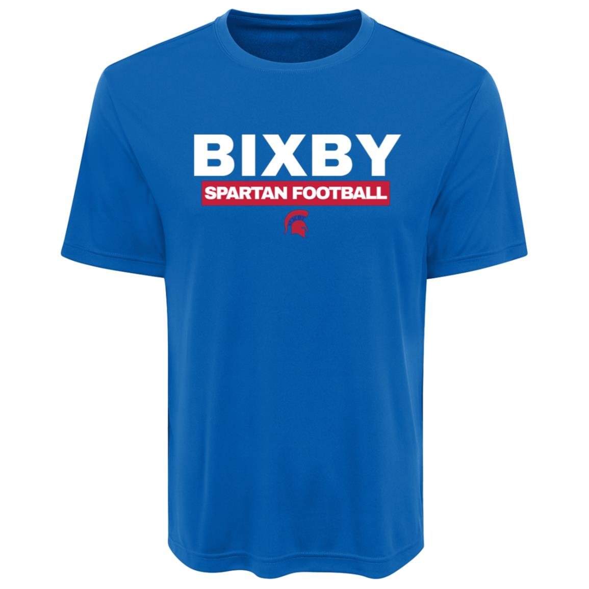 BIXBY SPARTANS FOOTBALL ADULT PERFORMANCE TEE - The Club
