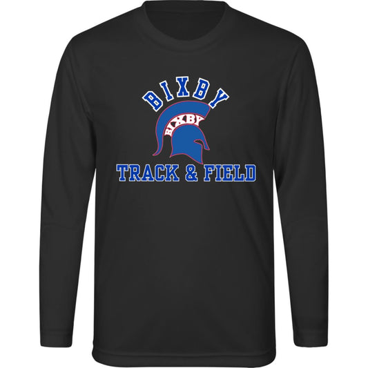 RED AND BLUE TRUE T&F YOUTH PERFORMANCE LONG SLEEVE