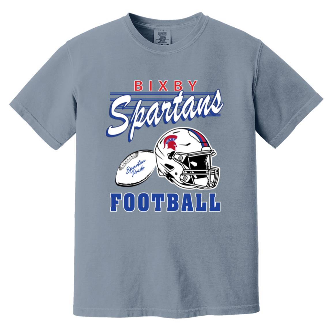 BIXBY SPARTANS ADULT GARMENT WASHED TEE - The Club