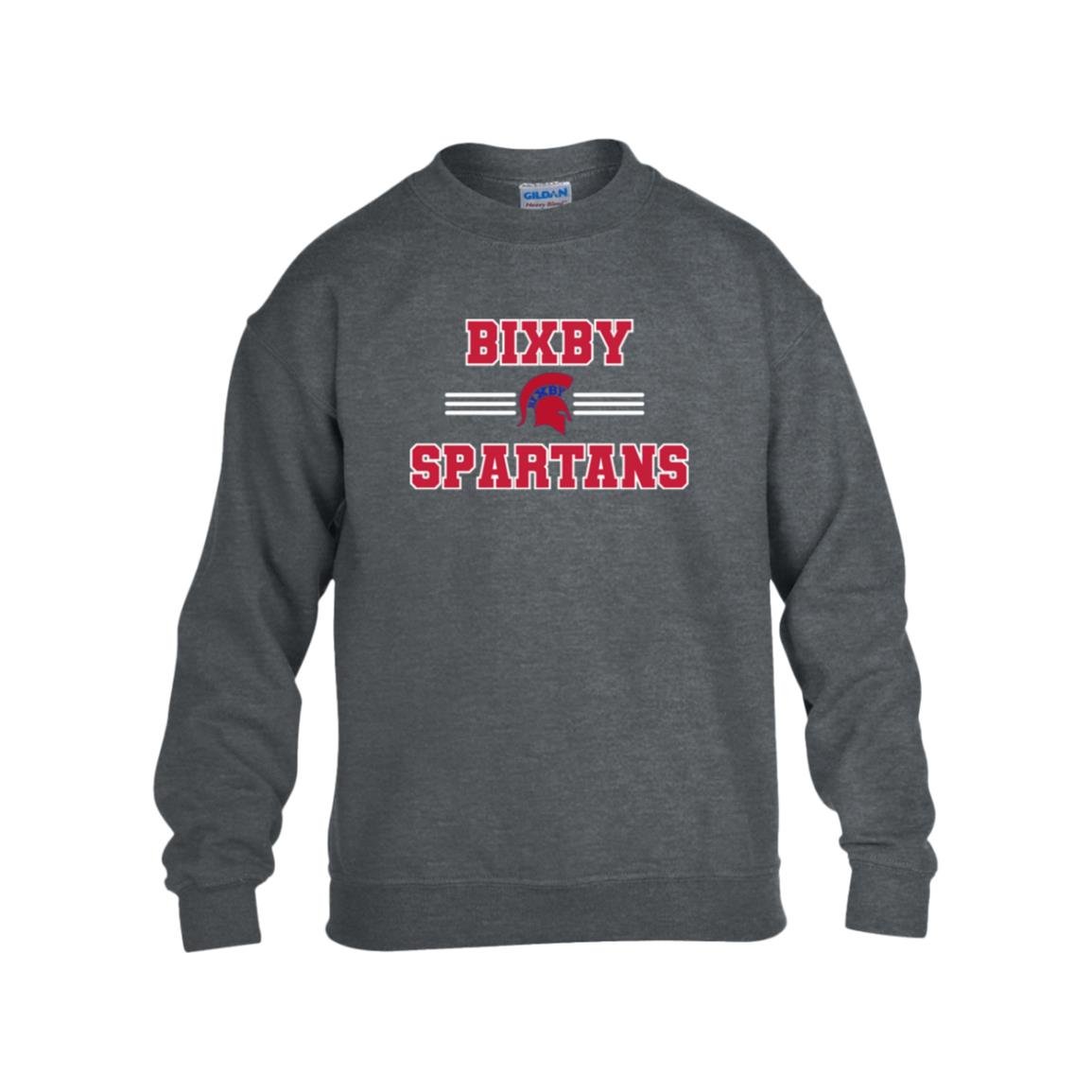 BIXBY SPARTANS YOUTH CLASSIC CREWNECK SWEATSHIRT - The Club