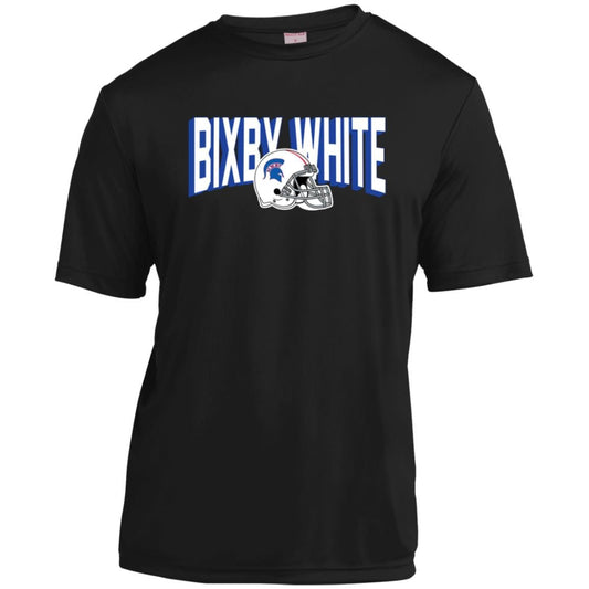 BIXBY WHITE FOOTBALL YOUTH PERFORMANCE TEE - The Club