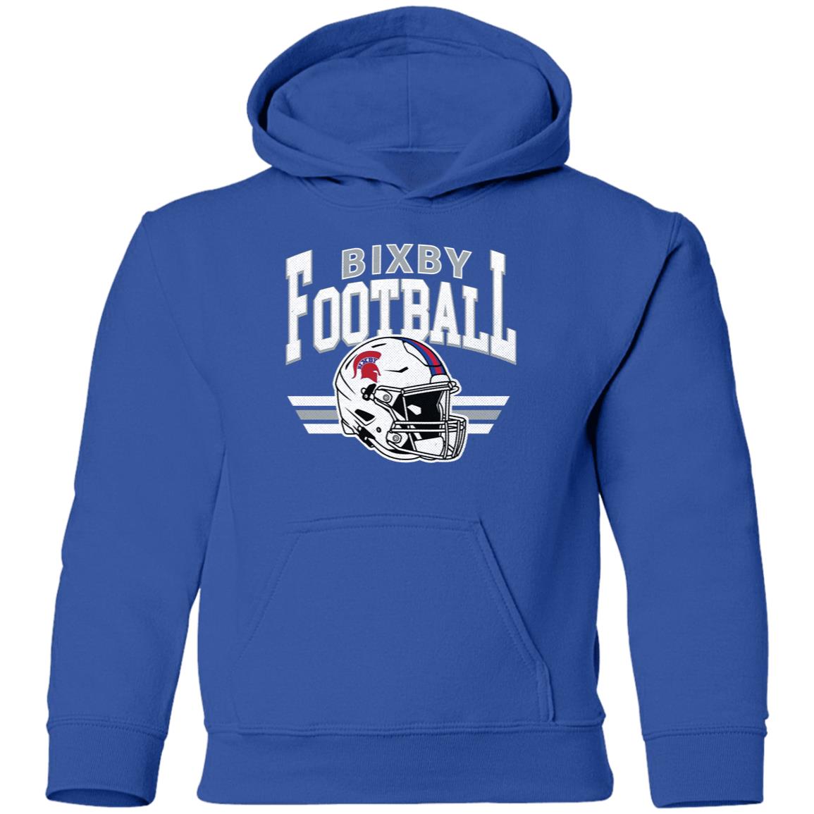 BIXBY SPARTANS YOUTH HOODED PULLOVER - The Club