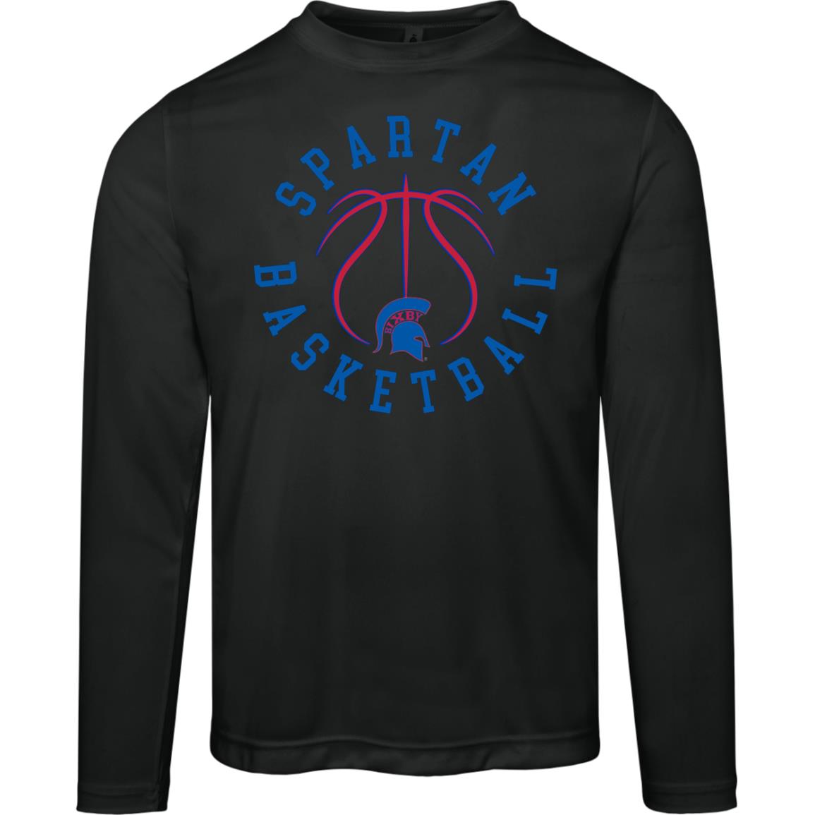 Spartan Basketball Ballin Out Adult Performance Long Sleeve Tee