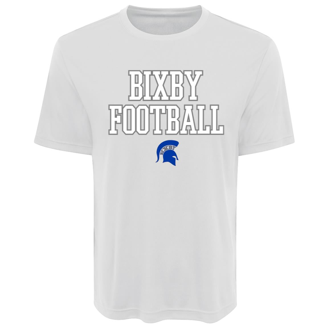BIXBY SPARTANS FOOTBALL ADULT PERFORMANCE TEE - The Club