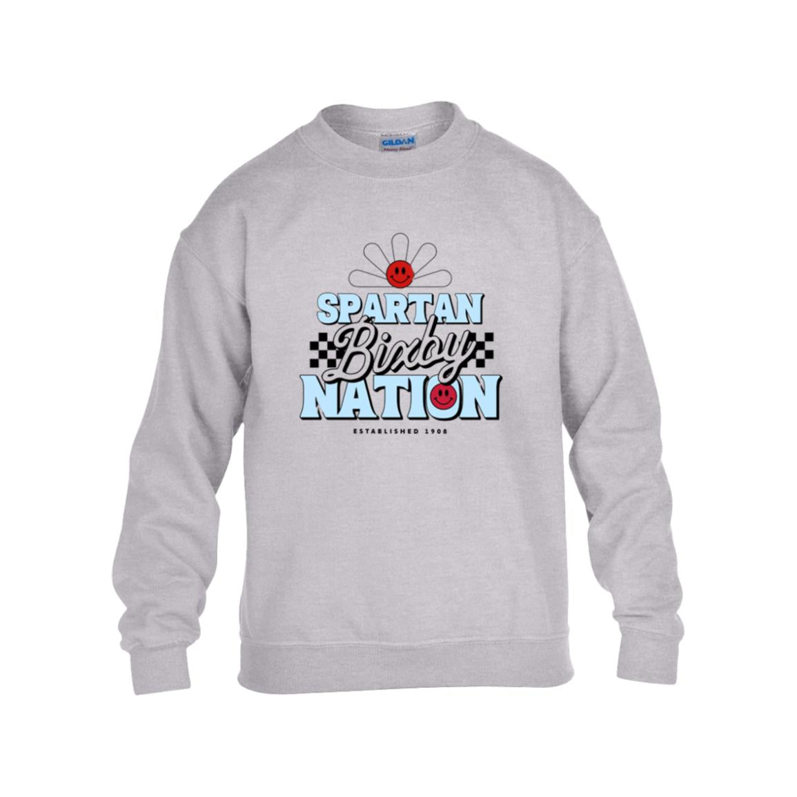 BIXBY SPARTANS YOUTH COTTON SWEATSHIRT - The Club
