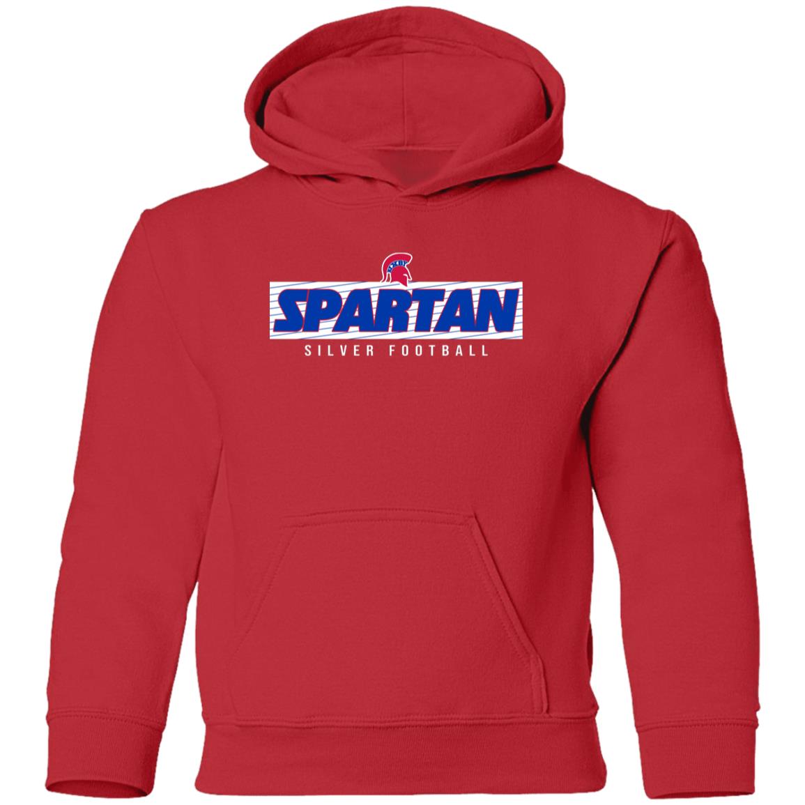 SPARTAN VICTORY BIXBY SILVER YOUTH PULLOVER HOODIE