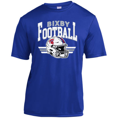 BIXBY SPARTANS FOOTBALL YOUTH PERFORMANCE TEE - The Club