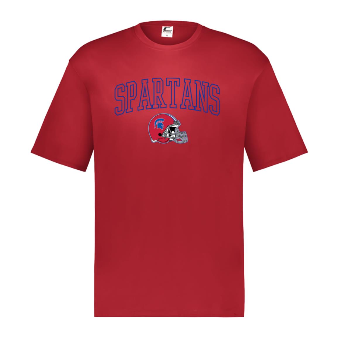 BIXBY SPARTAN FOOTBALL - Youth Performance Short Sleeve Tee