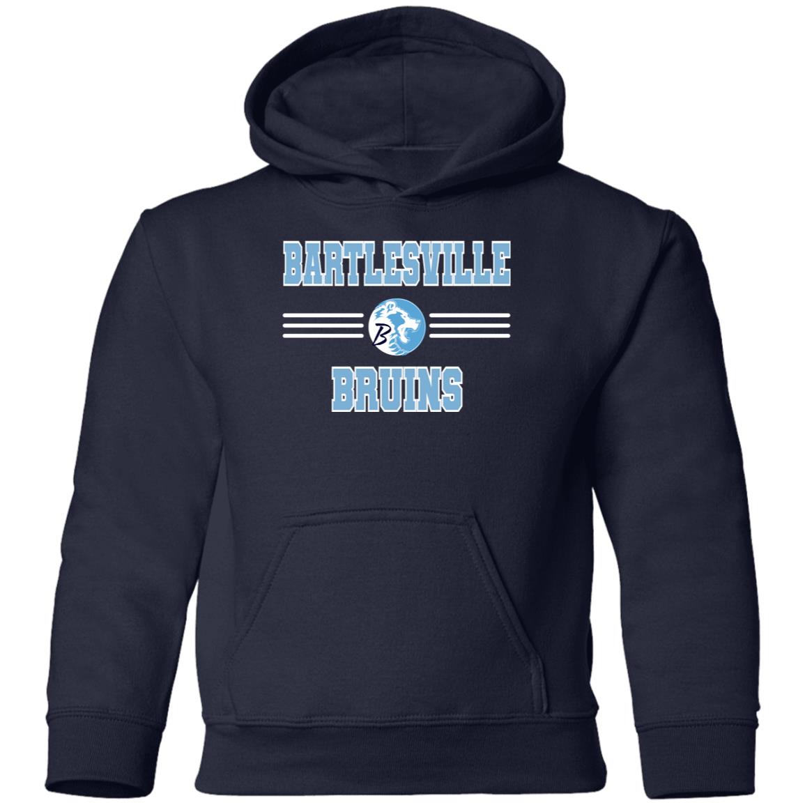 BARTLESVILLE BRUINS YOUTH HOODED PULLOVER - The Club
