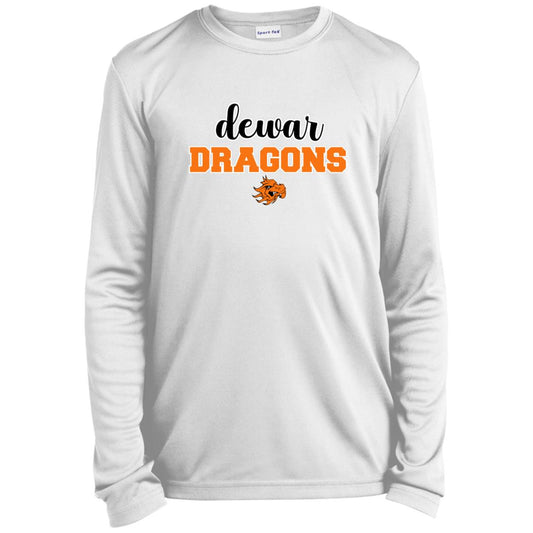 DEWAR DRAGONS YOUTH LONG SLEEVE PERFORMANCE TEE - The Club