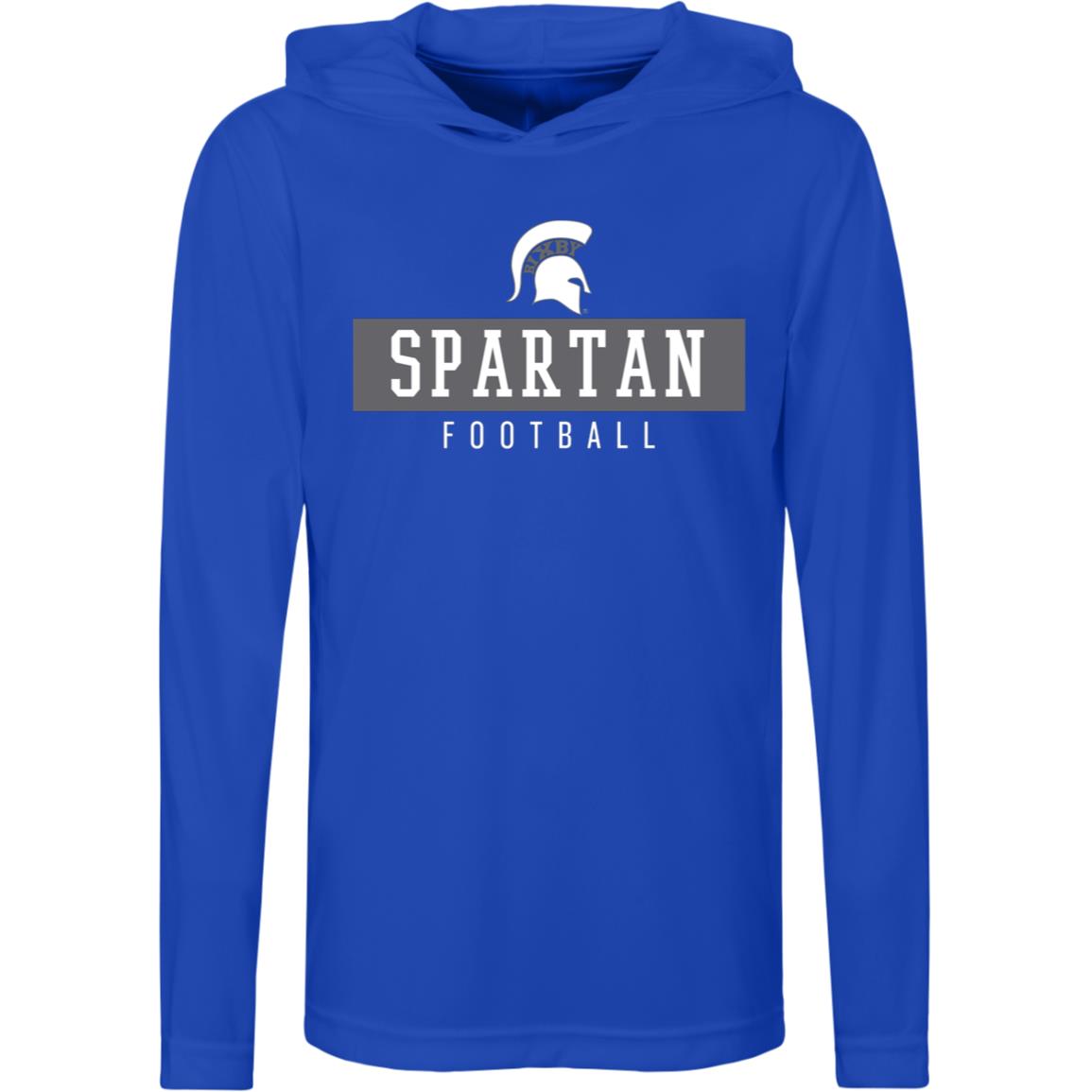 SPARTAN GAME TIME YOUTH PERFORMANCE HOODED TEE