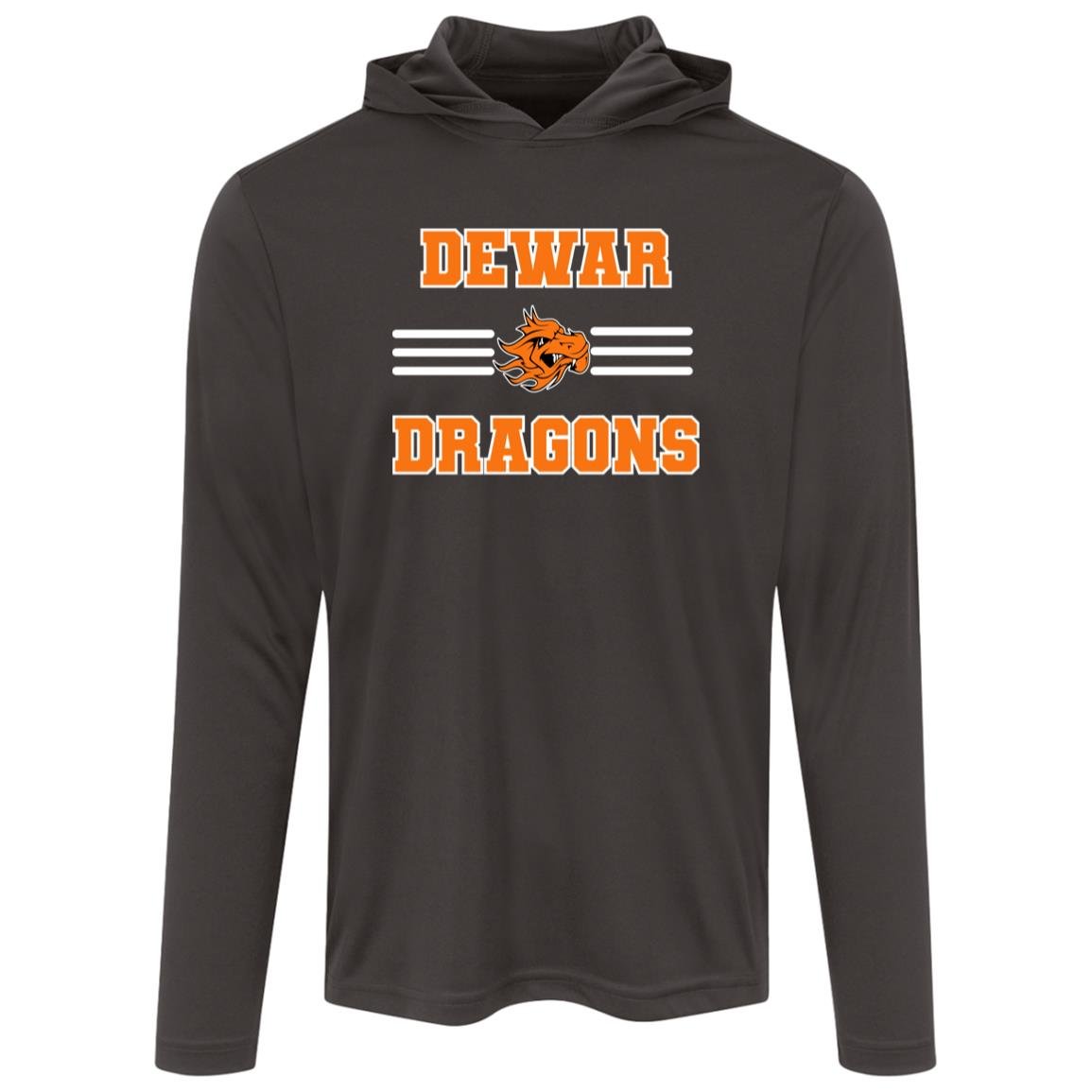 DEWAR DRAGONS ADULT HOODED LONG SLEEVE PERFORMANCE TEE - The Club