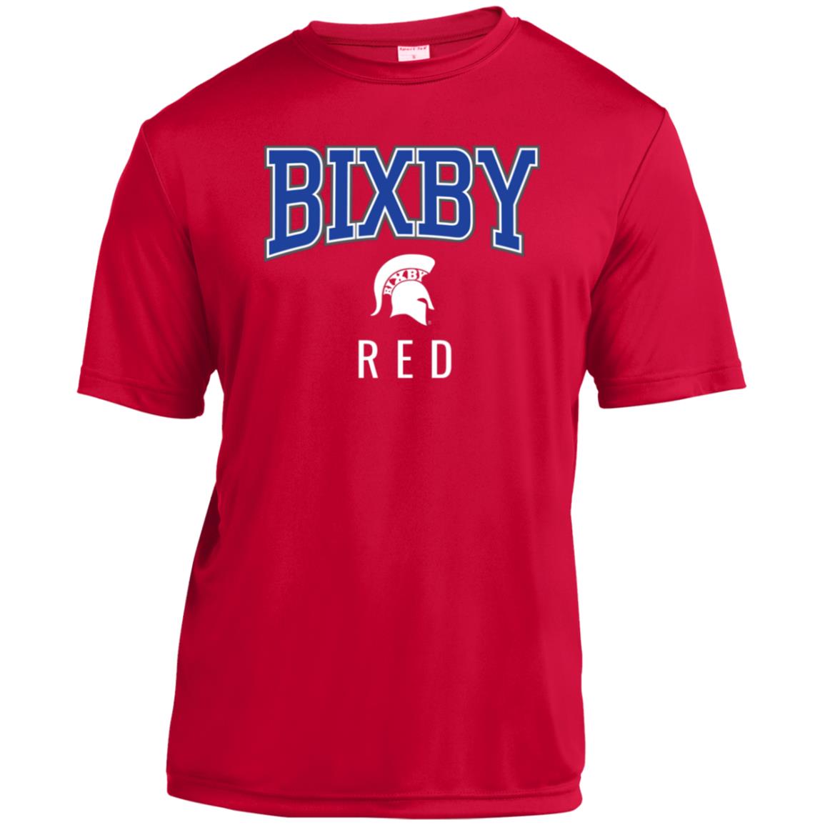 BIXBY RED FOOTBALL YOUTH PERFORMANCE TEE - The Club