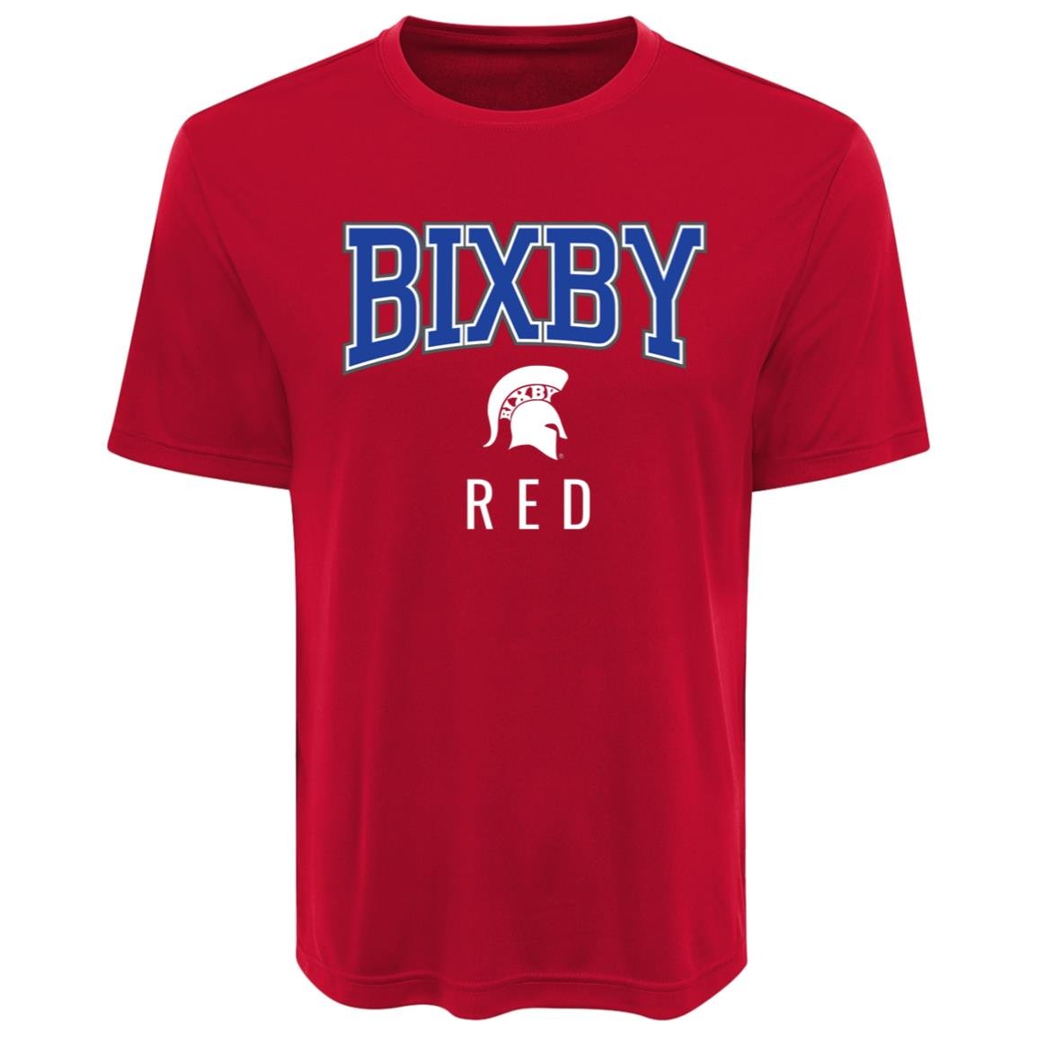 BIXBY RED FOOTBALL ADULT PERFORMANCE TEE - The Club