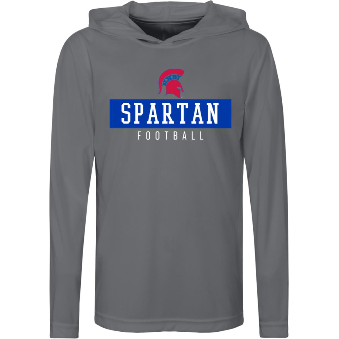 SPARTAN GAME TIME YOUTH PERFORMANCE HOODED TEE