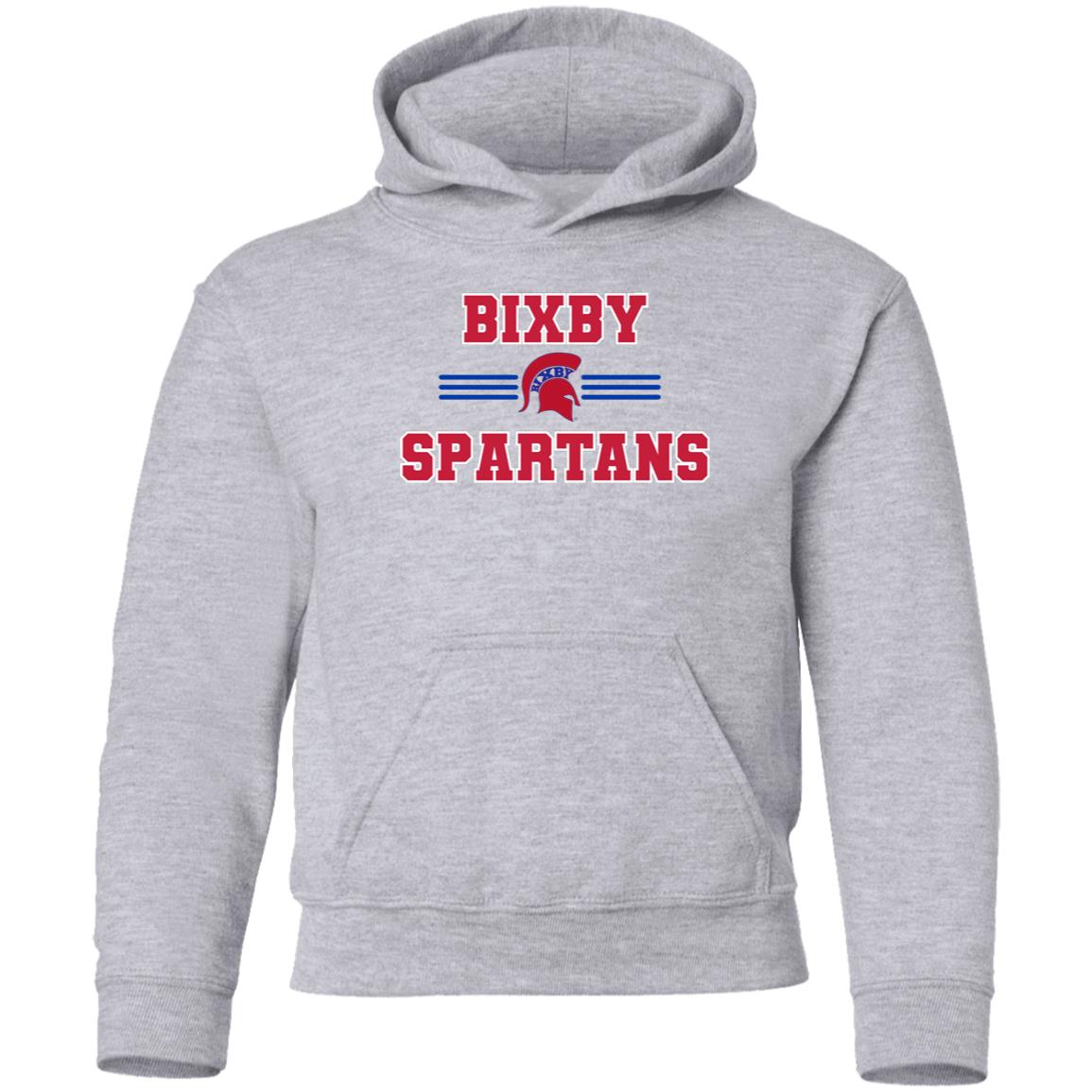 BIXBY SPARTANS YOUTH HOODED PULLOVER - The Club