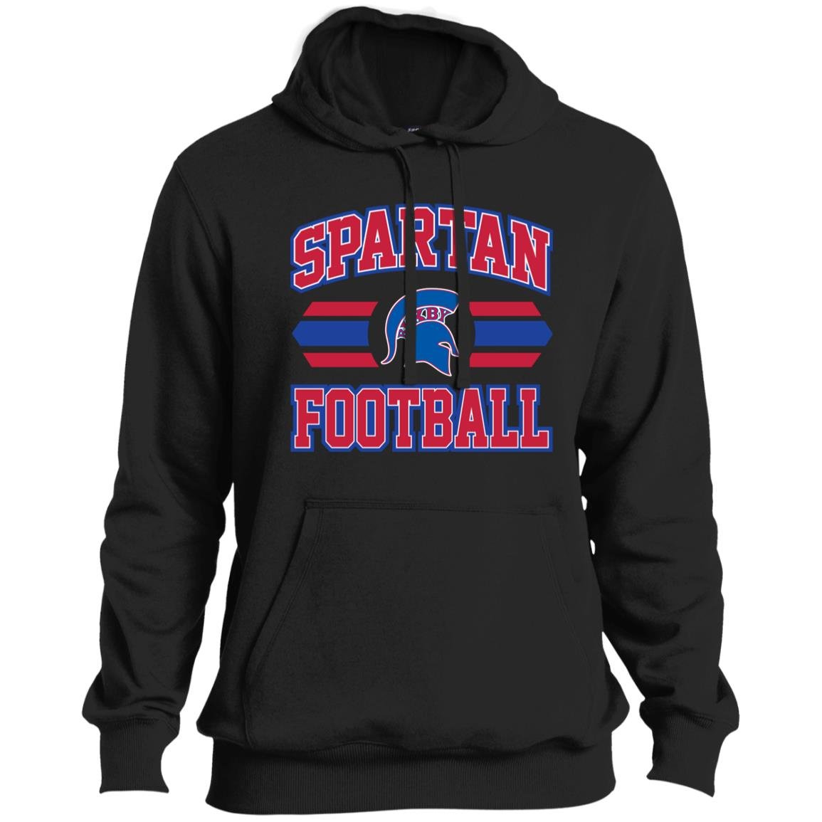 BIXBY SPARTANS FOOTBALL ADULT HOODED PULLOVER - The Club