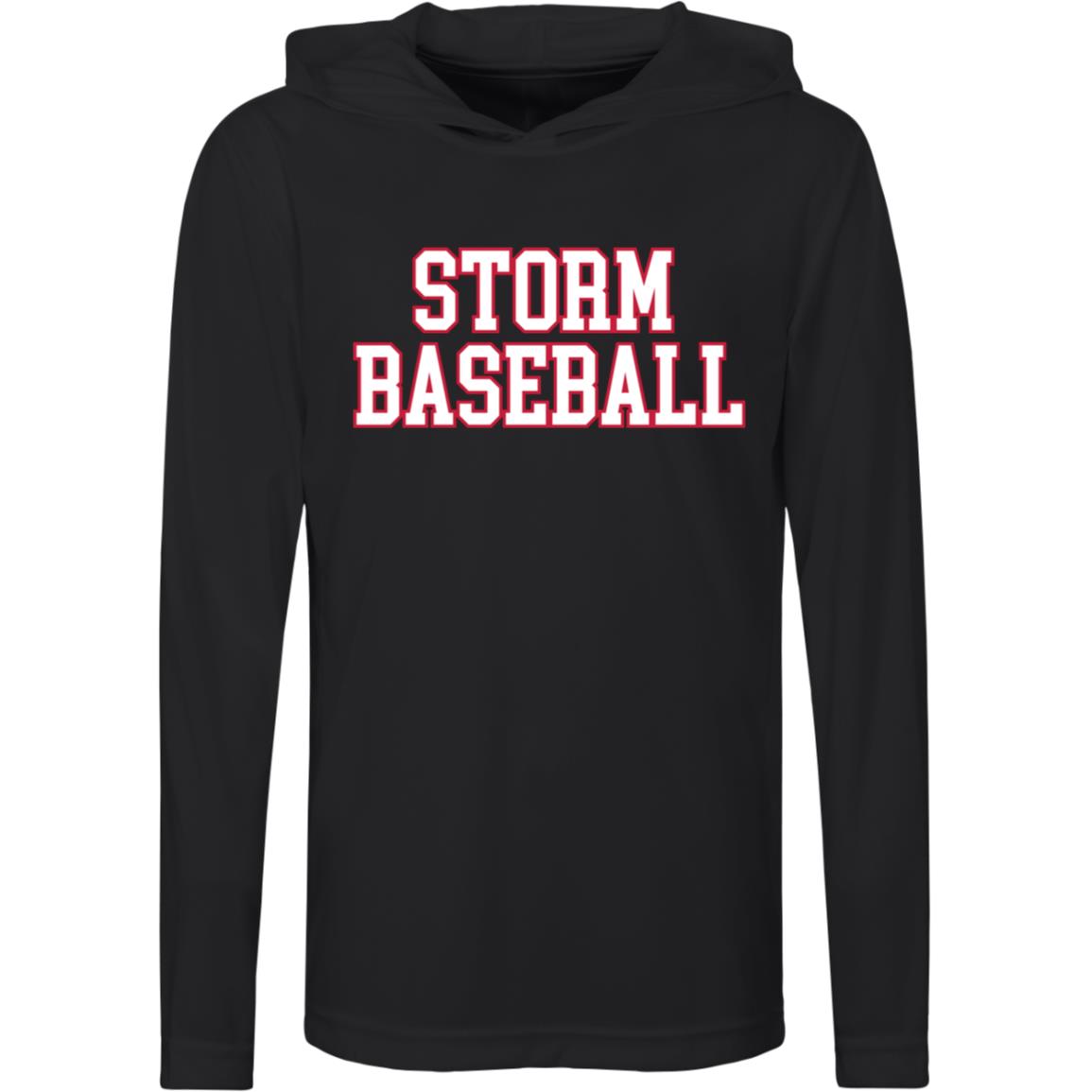 008 - STORM BASEBALL YOUTH HOODED PERFORMANCE TEE