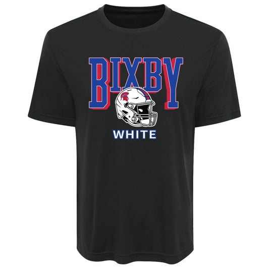 BIXBY WHITE FOOTBALL ADULT PERFORMANCE TEE - The Club