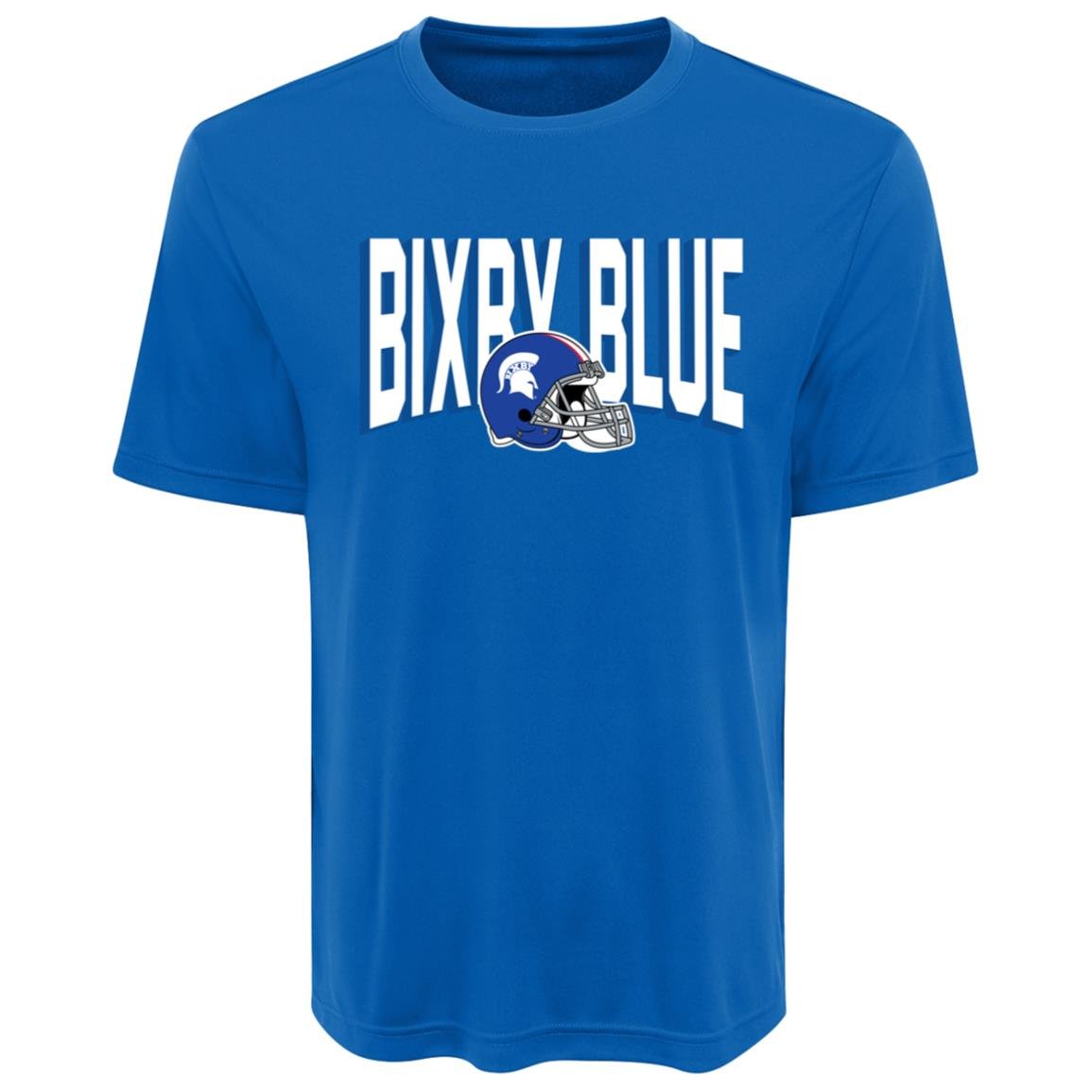 BIXBY BLUE FOOTBALL ADULT PERFORMANCE TEE - The Club