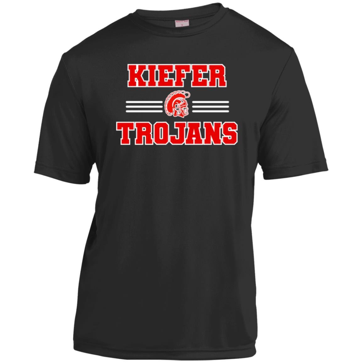 KIEFER TROJANS YOUTH PERFORMANCE TEE - The Club