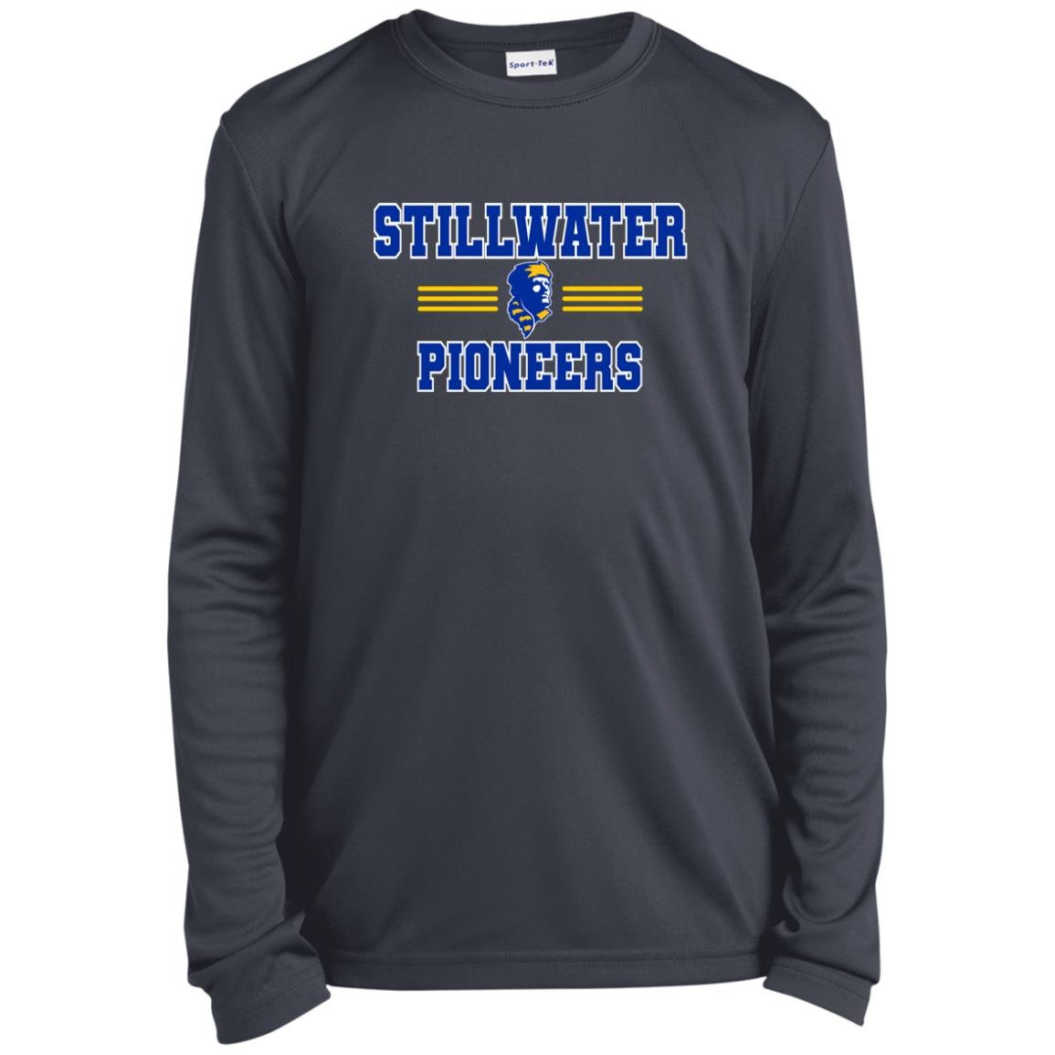 STILLWATER PIONEERS YOUTH LONG SLEEVE PERFORMANCE TEE - The Club