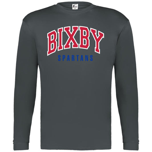 BIXBY SPARTAN FOOTBALL - Men's Performance Long Sleeve Tee